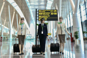 Bamboo Airways Vietnam Airline Crew