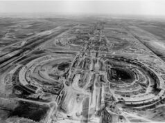 DFW Airport Under Construction (1970s) DFW Dallas Fort Worth Airport under construction.